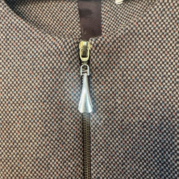 Vintage Miss Istanbull Brown Dress with Ribbon Zipper Details Size 42 US Large - Picture 14 of 14